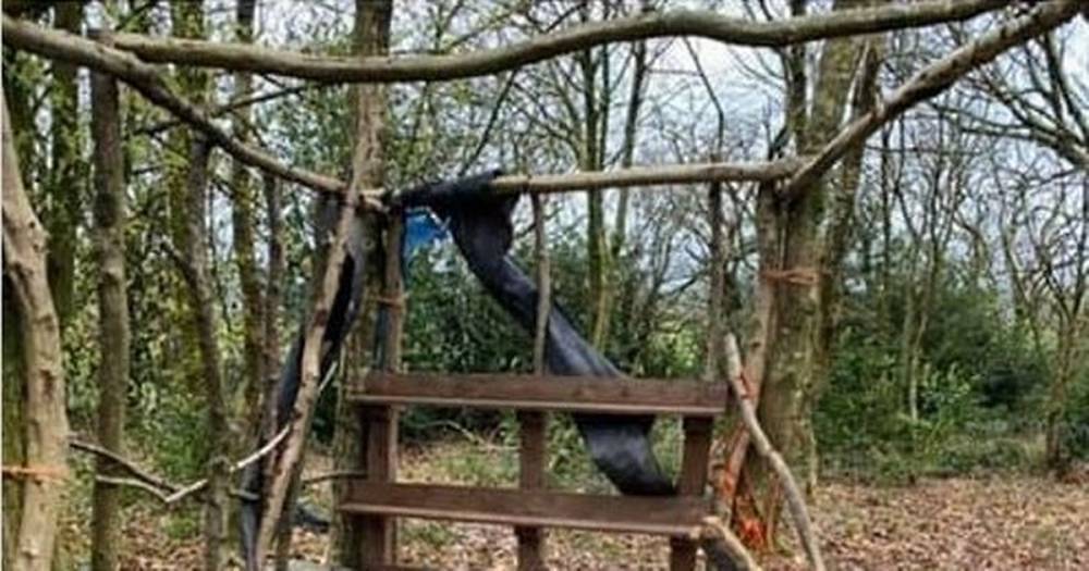 School's woodland playground destroyed for second time by 'mindless vandals' - manchestereveningnews.co.uk