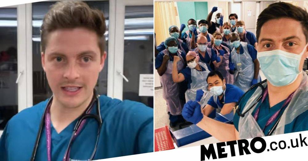 Alex George - Love Island’s Alex George details ‘hardest shift ever’ as he works NHS frontline during coronavirus pandemic - metro.co.uk