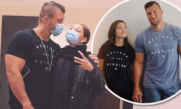 Jason Kennedy - Tim Tebow - Tim Tebow says quarantine is 'a prolonged honeymoon' with wife Demi-Leigh and recalls first date - dailymail.co.uk - New York - city New York