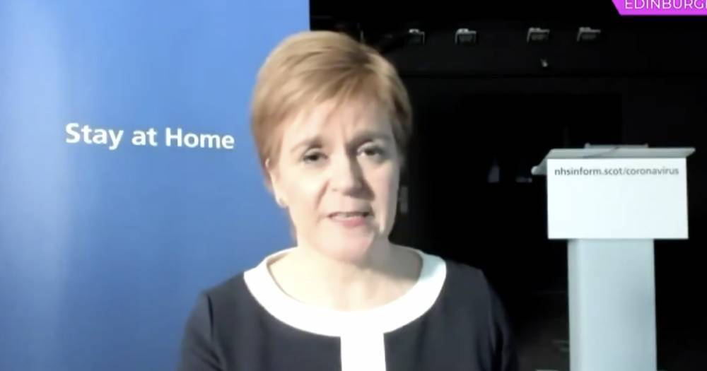 Nicola Sturgeon - Robert Peston - Coronavirus lockdown in Scotland won't be lifted on May 7 says Nicola Sturgeon - dailyrecord.co.uk - Britain - Scotland