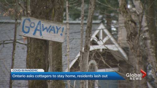Coronavirus: Muskoka residents lash out on cottagers escaping the ‘city’ - globalnews.ca