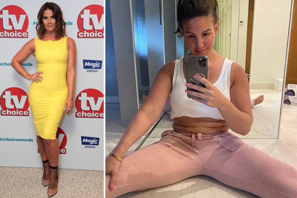 Rebekah Vardy - Rebekah Vardy posts picture of her ‘flabs’ saying she’s been guzzling wine and cookies during lockdown - thesun.co.uk