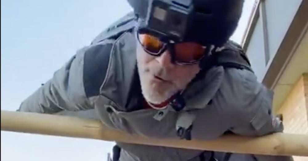 Rangers hero Marco Negri goes 'wingsuit flying' on his balcony - dailyrecord.co.uk - Italy