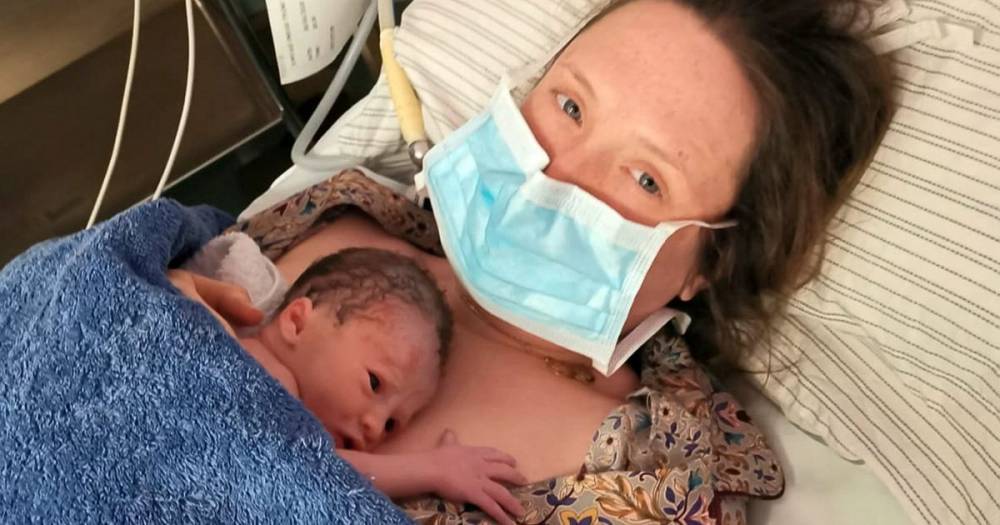 First-time mum with coronavirus gives birth to 'magic' IVF baby in bereavement room - dailystar.co.uk - county Murray - county Mitchell