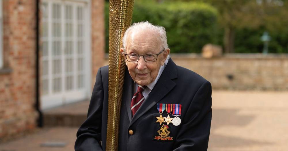 Tom Moore - NHS hero Captain Tom Moore becomes a colonel as he celebrates 100th birthday - mirror.co.uk - Britain - Burma