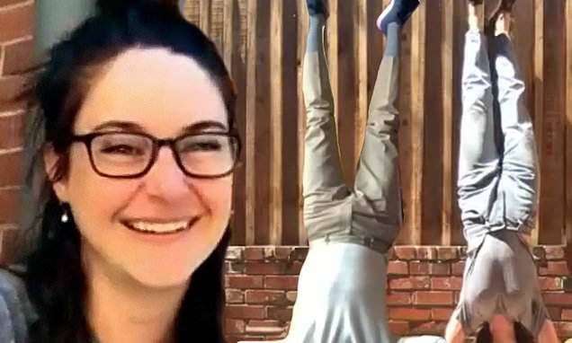 Jimmy Fallon - Shailene Woodley teaches Jimmy Fallon how to do a handstand after revealing she's learning Spanish - dailymail.co.uk - Spain