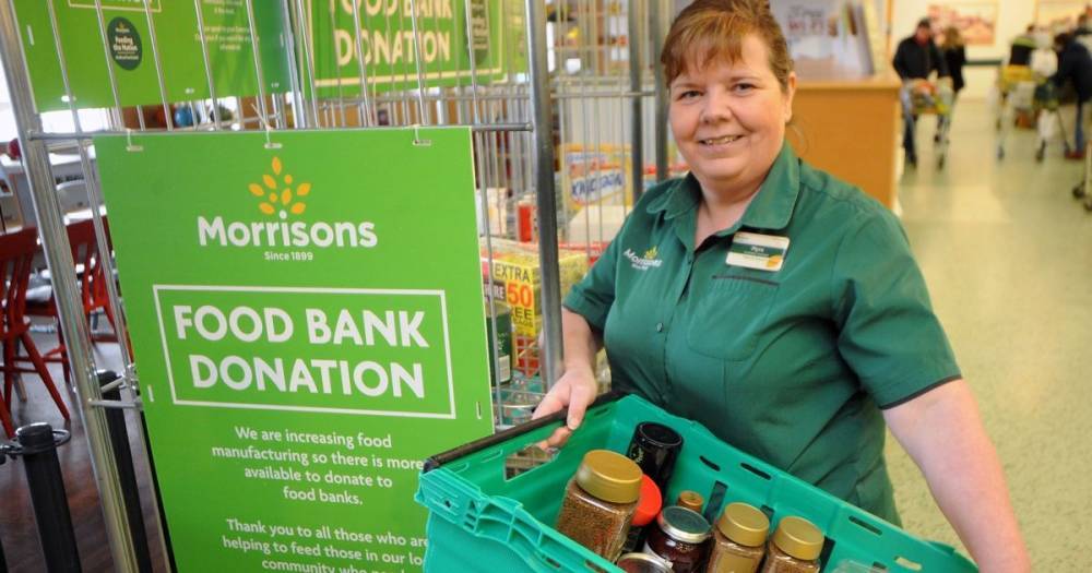 Dumfries Morrisons shoppers and staff donating food for vulnerable and elderly during coronavirus pandemic - dailyrecord.co.uk