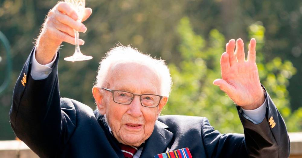 Tom Moore - Captain Tom Moore's NHS fundraiser hits £30m as hero celebrates his 100th birthday - mirror.co.uk
