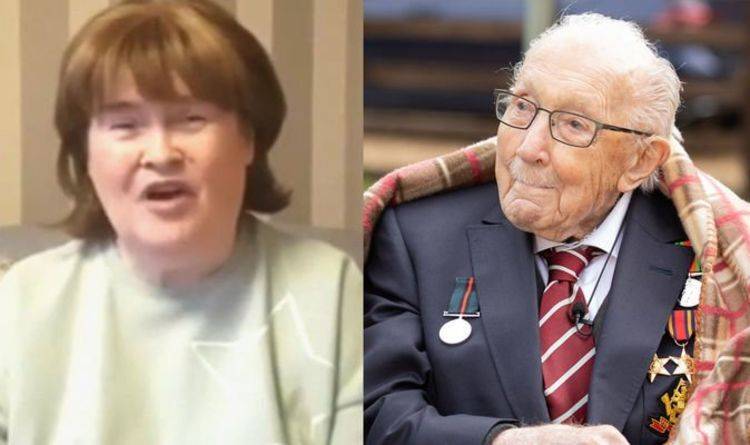 Les Miserables - Susan Boyle - Tom Moore - Susan Boyle message to Colonel Tom Moore revealed on his 100th birthday: 'You keep going' - express.co.uk - Britain - Scotland