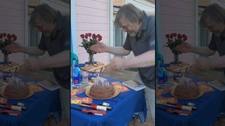 Dad ‘blows out’ candles with hands in coronavirus pandemic-modified birthday celebration - fox29.com - state California - Chad