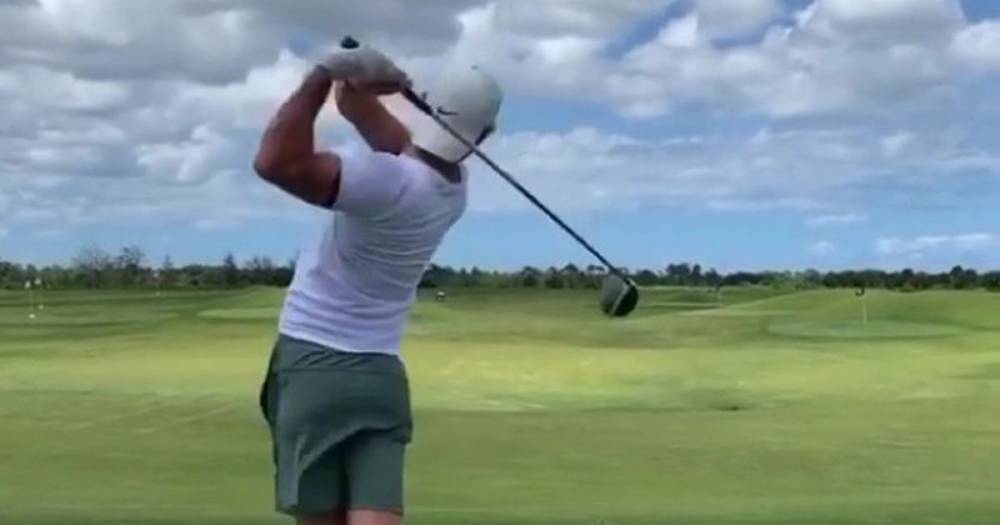 Rory Macilroy - Rory McIlroy visits driving range for first time in nearly two months and has ‘still got it’ - dailystar.co.uk