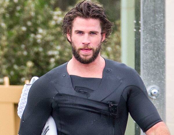 Liam Hemsworth - Gabriella Brooks - Liam Hemsworth Sets Pulses Racing as He Goes Surfing in New Pics - eonline.com - Australia - county Island