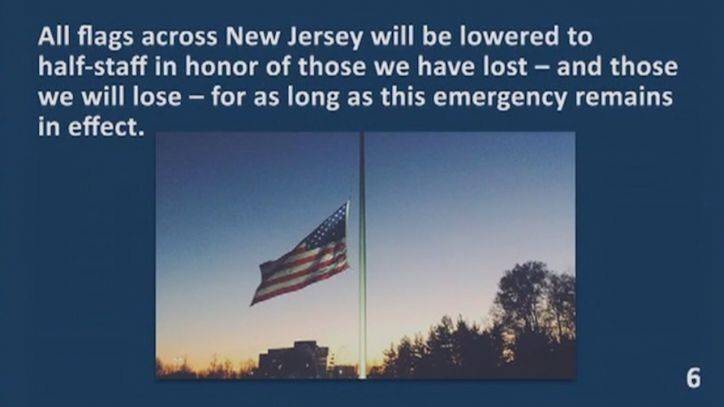 Phil Murphy - New Jersey lowers flags to half-staff as COVID deaths rise - fox29.com - state New Jersey