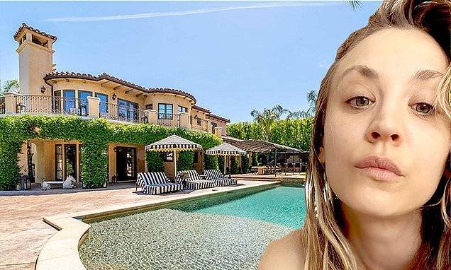 Khloe Kardashian - Lamar Odom - Kaley Cuoco - Kaley Cuoco loses nearly $3M on sale of six-bedroom Tarzana mansion once owned by Khloe Kardashian - dailymail.co.uk