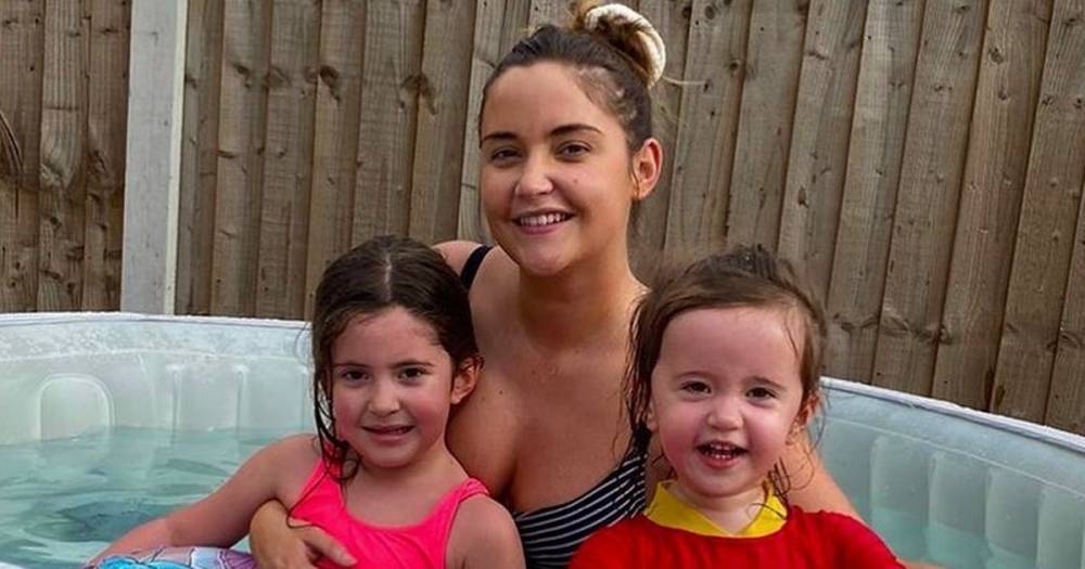 Jacqueline Jossa - Former Eastenders - Jacqueline Jossa slips into swimwear for hot tub snap as she takes holiday at home - dailystar.co.uk - Britain