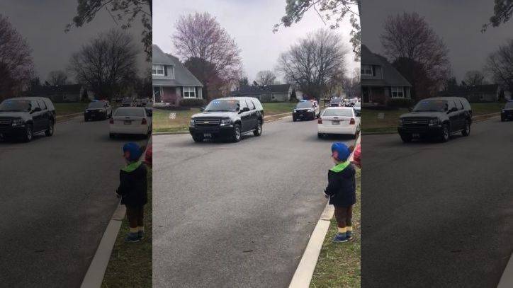 Boy gets surprise parade from Harrison Township Police Department to celebrate 4th birthday - fox29.com - state New Jersey - county Gloucester - county Harrison