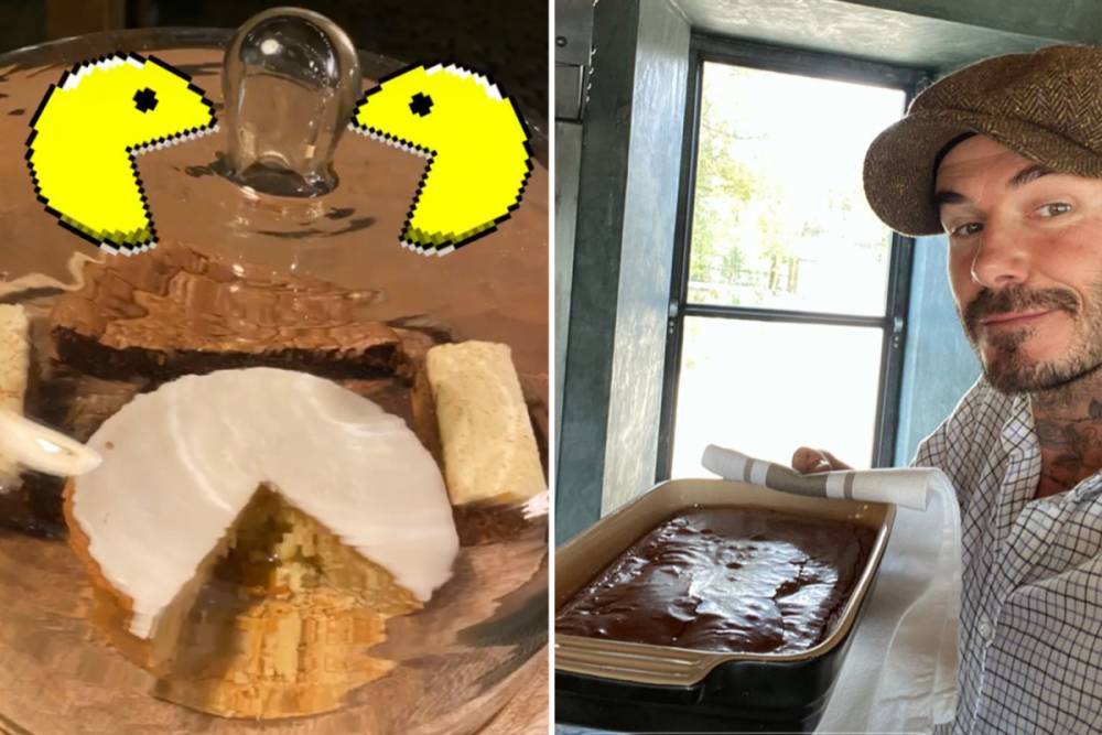 David Beckham - David Beckham is baking his way through coronavirus isolation with impressive brownies and lemon drizzle cake - thesun.co.uk