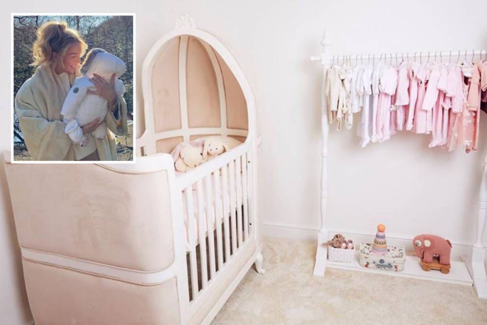 Lydia Bright - Inside Lydia Bright’s nursery for baby Loretta with stylish wardrobe and cot fit for a princess - thesun.co.uk