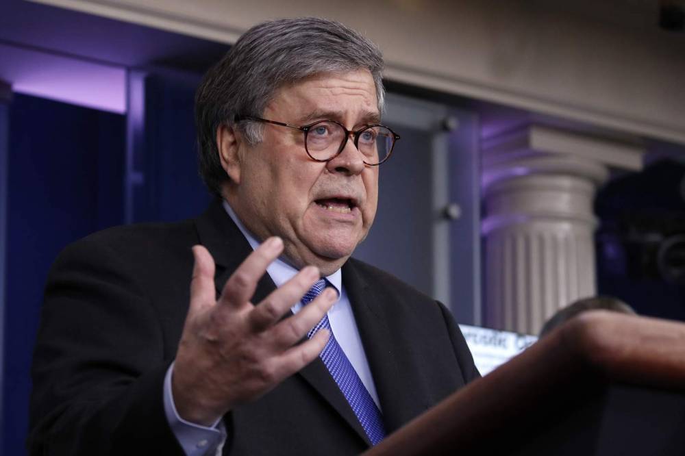 William Barr - Barr orders increase in home confinement as virus surges - clickorlando.com - Washington - state Ohio - state Connecticut - state Louisiana - city Danbury, state Connecticut