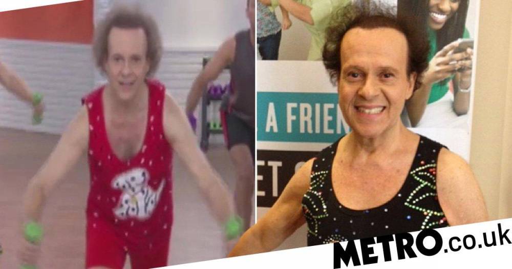 Richard Simmons - Richard Simmons stuns fans by sharing workout videos six years after last being seen in public - metro.co.uk