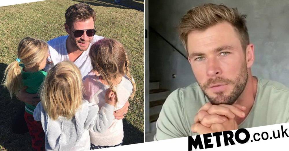 Chris Hemsworth - Chris Hemsworth offering free guided meditation for kids who can’t sit still in coronavirus lockdown - metro.co.uk - India