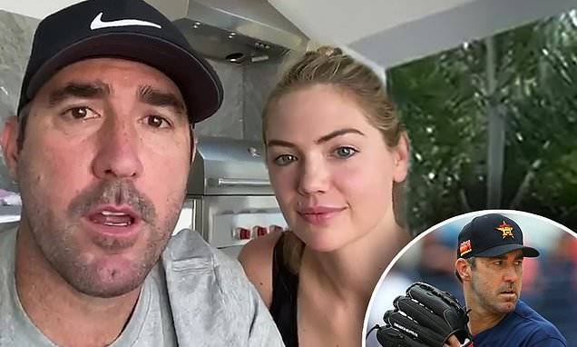 Kate Upton - Justin Verlander - Kate Upton's husband Justin Verlander pledges to donate MLB paycheck to different charity each week - dailymail.co.uk - city Houston