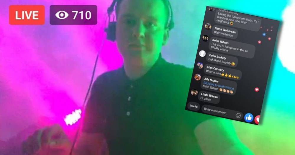 An Irvine - Ayrshire DJ goes viral with second 'Lockdown Anthems' show from his garden - dailyrecord.co.uk - city Dubai