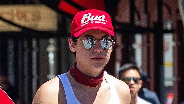 Cole Sprouse - ‘Riverdale’s Cole Sprouse Shows Off His Sexy Muscles In Black Tank Top While Riding A Motorcycle - hollywoodlife.com - Italy - Los Angeles