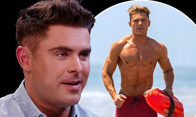 Zac Efron unfortunately never wants to get back into his ripped physique from Baywatch again - dailymail.co.uk
