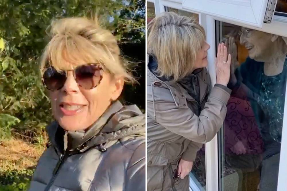 Ruth Langsford - Joan Langsfordа - Ruth Langsford reveals she waved to elderly mum through a window in heartbreaking video - thesun.co.uk