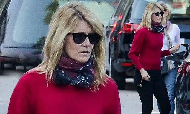 Laura Dern - Laura Dern drops her son off at a friend's house... after taking strict social distancing measures - dailymail.co.uk - state California