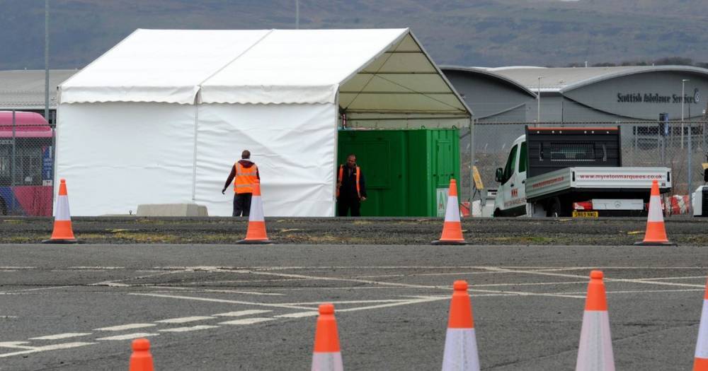 Coronavirus: Drive-thru testing centre to open at Glasgow Airport in Paisley this afternoon - dailyrecord.co.uk