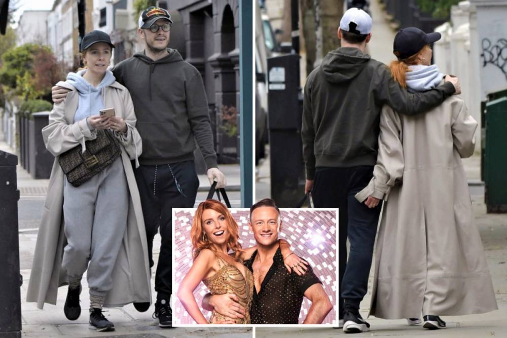 Stacey Dooley - Kevin Clifton - Strictly couple Stacey Dooley and Kevin Clifton step out to shop for essentials during coronavirus lockdown - thesun.co.uk