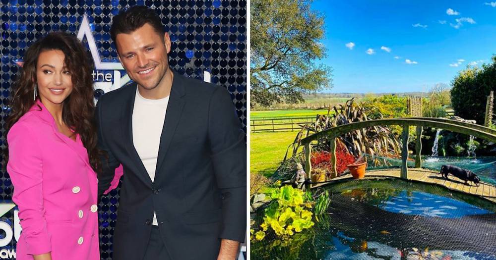 Michelle Keegan - Mark Wright - Michelle Keegan shares rare photo of her home as she relaxes in lavish garden in lockdown - ok.co.uk