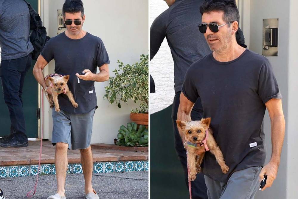Simon Cowell - Lauren Silverman - Simon Cowell shows off his slim figure as he continues to exercise amid lockdown - thesun.co.uk - Britain - state California