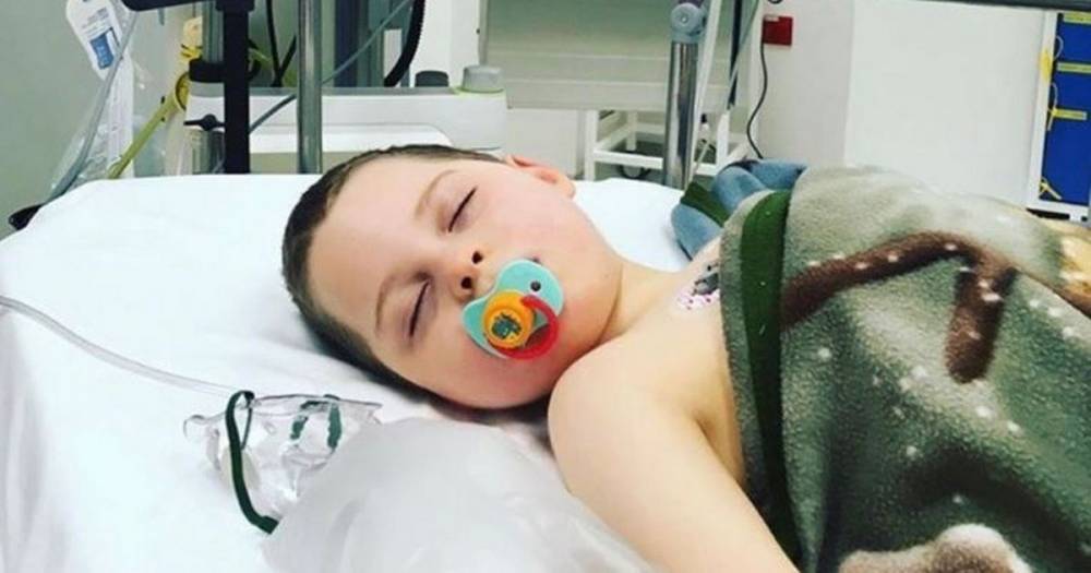 Parents share moving photo of disabled son, 4, in hospital as they praise the NHS - 'our heroes and guardian angels' - manchestereveningnews.co.uk