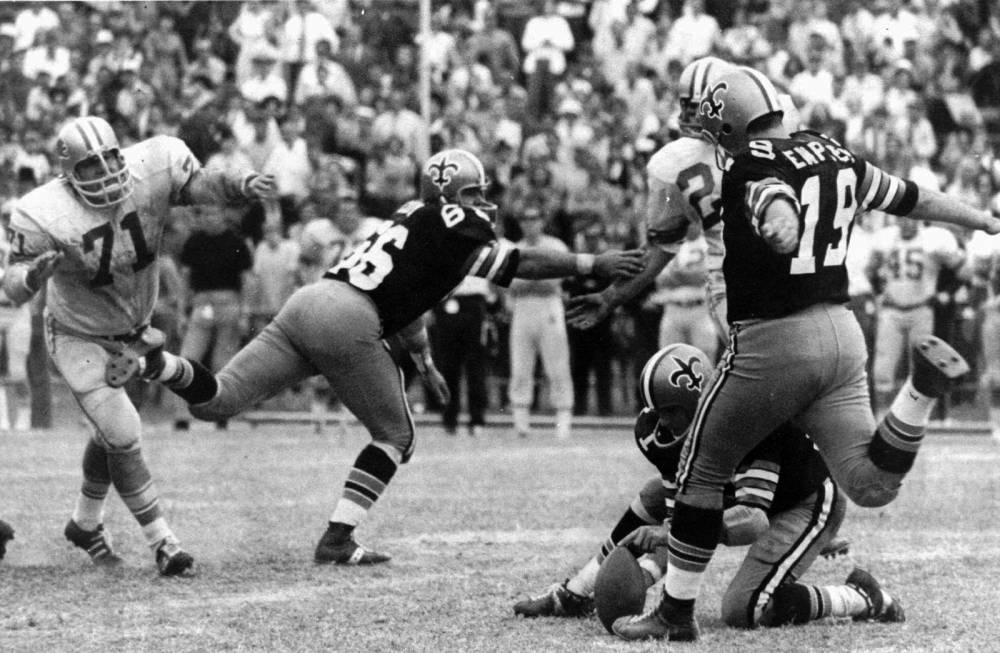 Tom Dempsey - Ex-NFL kicker, Saints hero Tom Dempsey dies at 73 - clickorlando.com - parish Orleans - city New Orleans - city Detroit