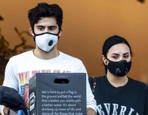 Max Ehrich - Demi Lovato and Max Ehrich Step Out for Groceries After She Crashes His Instagram Live - eonline.com - Los Angeles