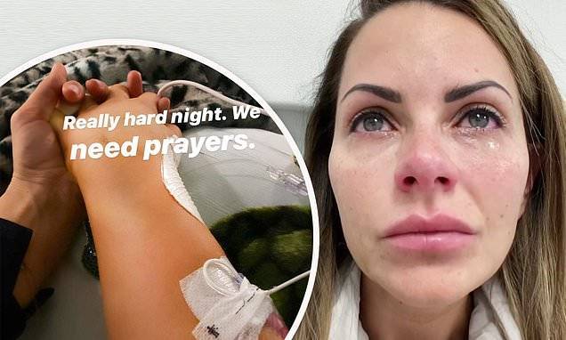 Michelle Money - Michelle Money shares a tearful video, shares her daughter's brain pressure is up after accident - dailymail.co.uk