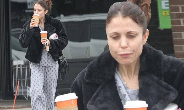 Bethenny Frankel steps out for coffee in her pajamas in the Hamptons - dailymail.co.uk - New York - county Hampton