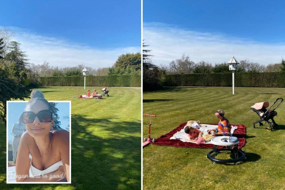 Alesha Dixon - Alesha Dixon sparks fury as fans wrongly assume she’s sunbathing in the park – but it’s actually her huge garden - thesun.co.uk - Britain