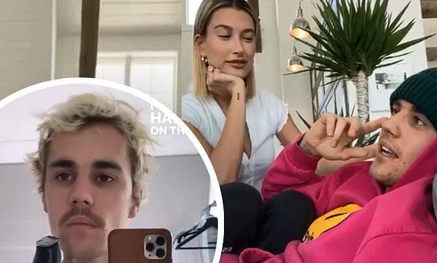Justin Bieber - Justin Bieber reveals wife Hailey made him shave his mustache: 'Hailey was gonna freaking kill me' - dailymail.co.uk
