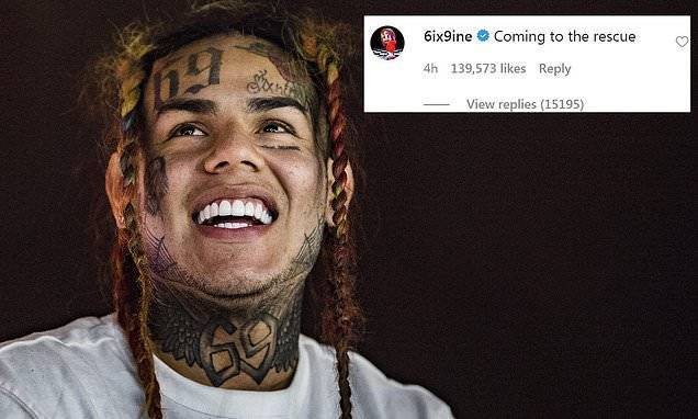Eric Garcetti - Daniel Hernandez - Tekashi 69 posts first Instagram comment since his release from prison - dailymail.co.uk - Los Angeles