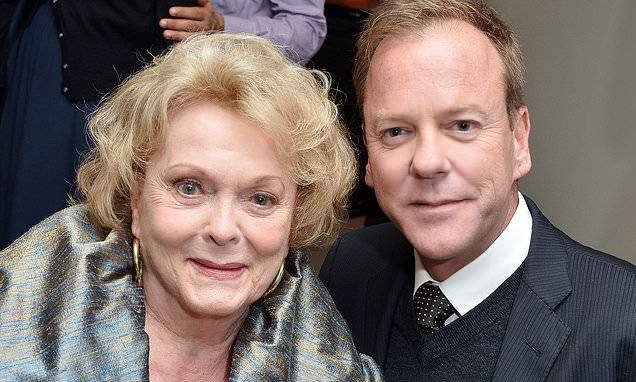 Kiefer Sutherland - Shirley Douglas - Kiefer Sutherland announces death of his mother Shirley Douglas who passed away from pneumonia at 86 - dailymail.co.uk