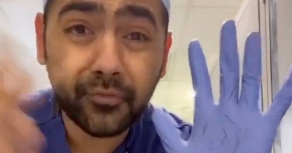 Karan Raj - Doctor warns not to wear gloves at supermarket to protect from coronavirus - mirror.co.uk