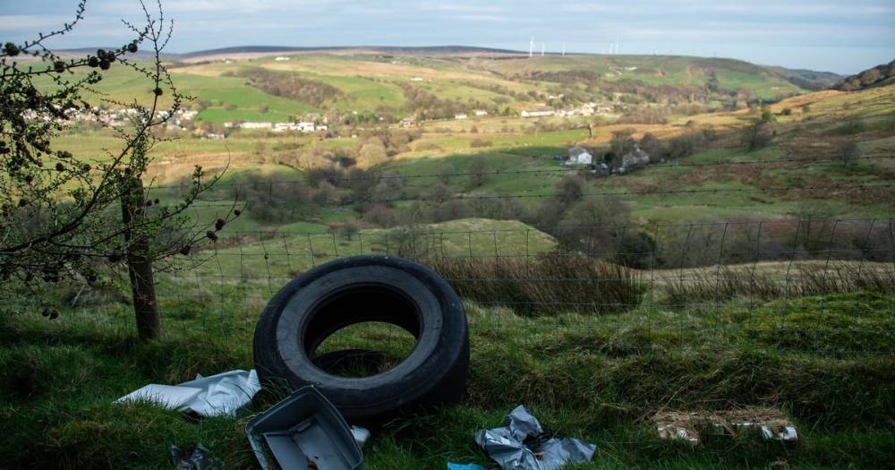 Flytippers target beauty spots with 'industrial' amounts of waste as dumps close - mirror.co.uk