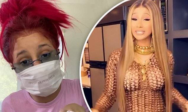Cardi B reveals she lost 5lbs in four days by vomiting from stomach illness - dailymail.co.uk