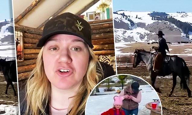 Kelly Clarkson - Kelly Clarkson gives a tour of her stunning Montana ranch - dailymail.co.uk - state Montana