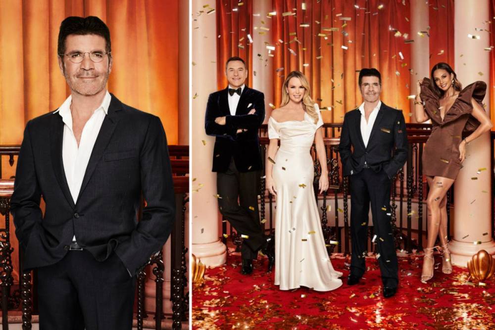 Amanda Holden - Simon Cowell - David Walliams - Alesha Dixon - Simon Cowell looks slimmer than ever as he joins Britain’s Got Talent judges and Ant and Dec for glam shoot - thesun.co.uk - Britain