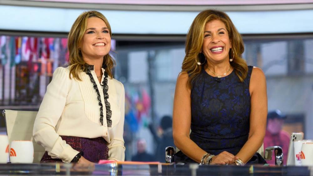 Kevin Frazier - Hoda Kotb and Savannah Guthrie on Working From Home and Parenting During Social Distancing (Exclusive) - etonline.com - city New York - city Savannah, county Guthrie - county Guthrie